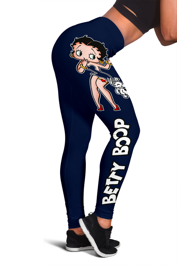 Navy Betty Boop Leggings Luvlavie