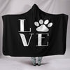 Love Dogs Hooded Blanket