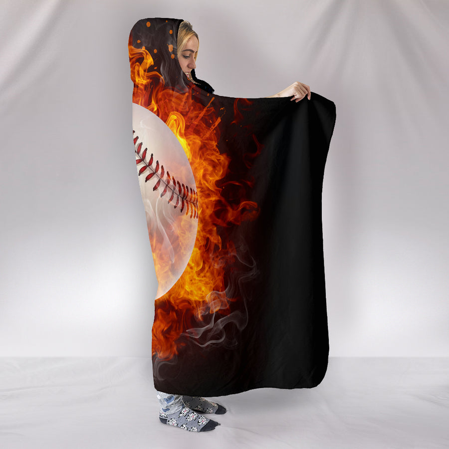 Baseball - Hooded Blanket