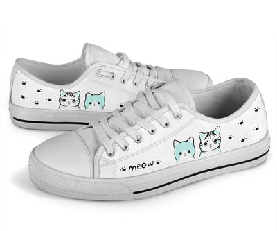 Blue Cat Meow - Low Tops