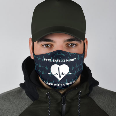 Sleep With A Nurse - Face Mask