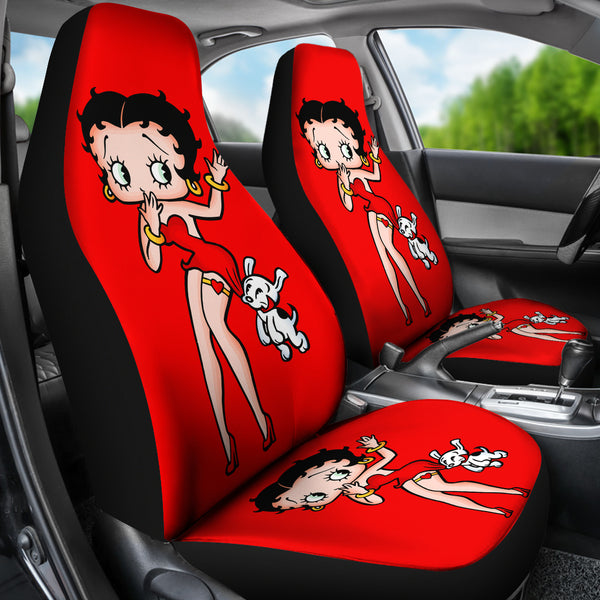 Betty boop seat shop covers full set