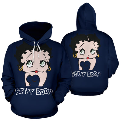Navy Betty Boop - Hoodie
