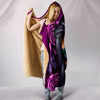 Calavera Hooded Blanket - Purple