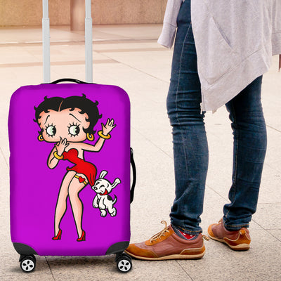 Purple Betty Boop - Luggage Covers