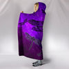 Magic Dragonflies Purple Hooded Blanket