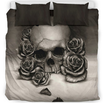 Skull And Roses - Bedding Set