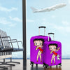 Purple Betty Boop - Luggage Covers