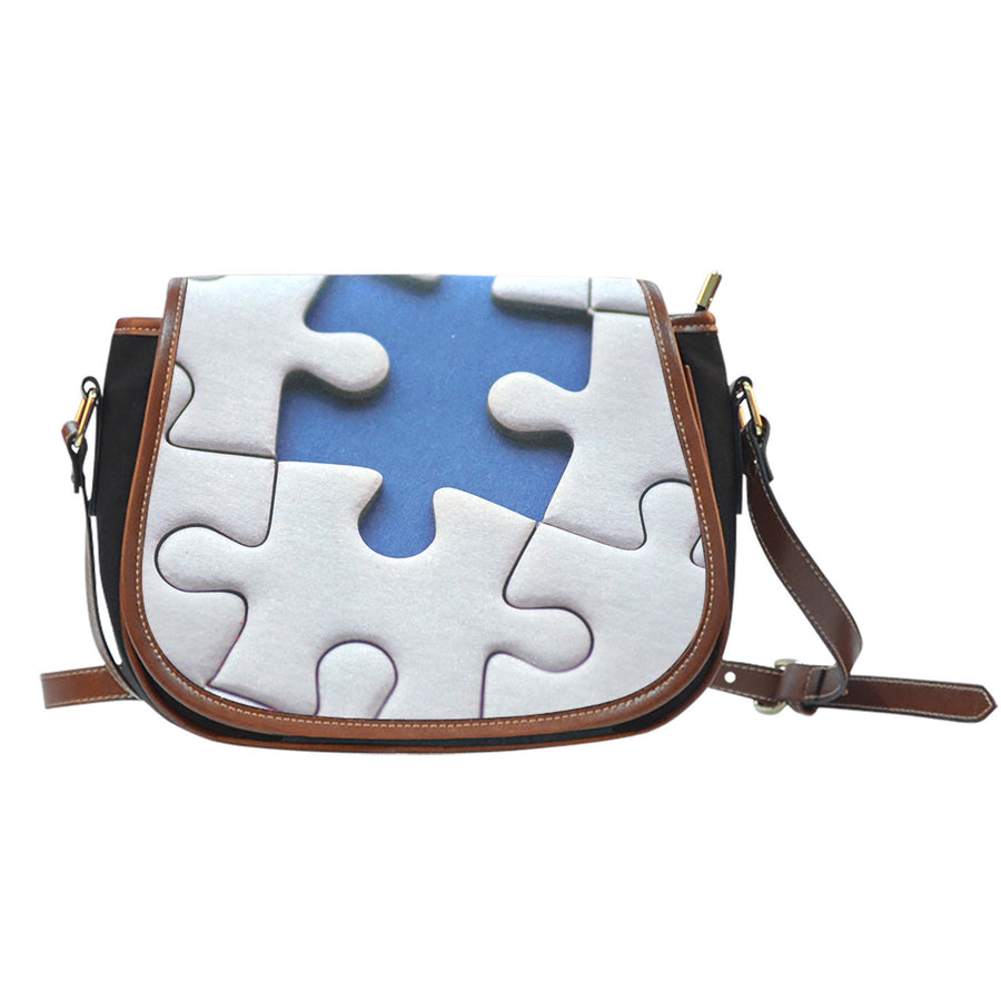 Autism Awareness Saddle Bag
