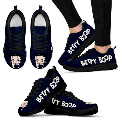 Navy Betty Boop - Sneakers