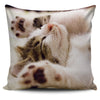 Sleeping Kitten Watercolor - Pillow Cover