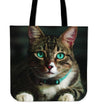 Tote Bag Emerald Eye Cat