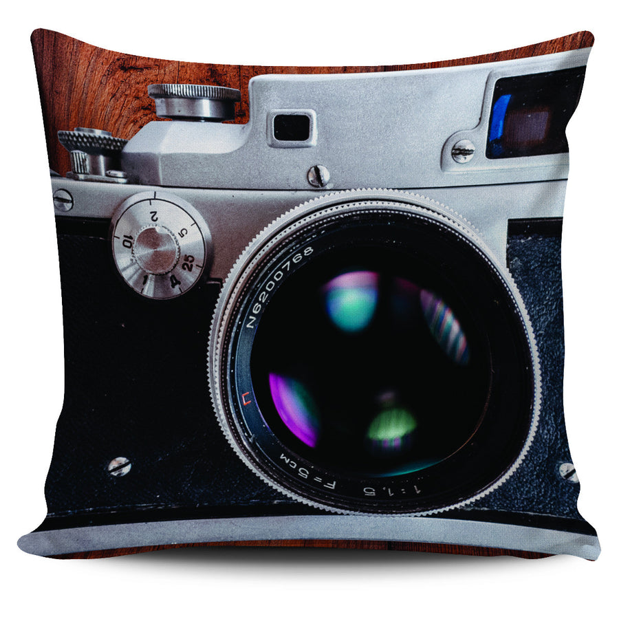 Retro Camera Pillow Covers