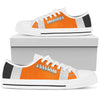 Football Orange & Black Premium Low Top Shoes