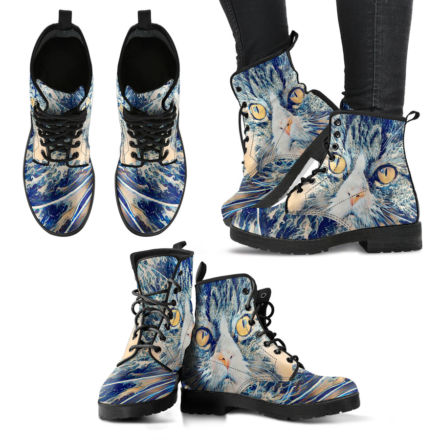 Sea Cat Leather Boots