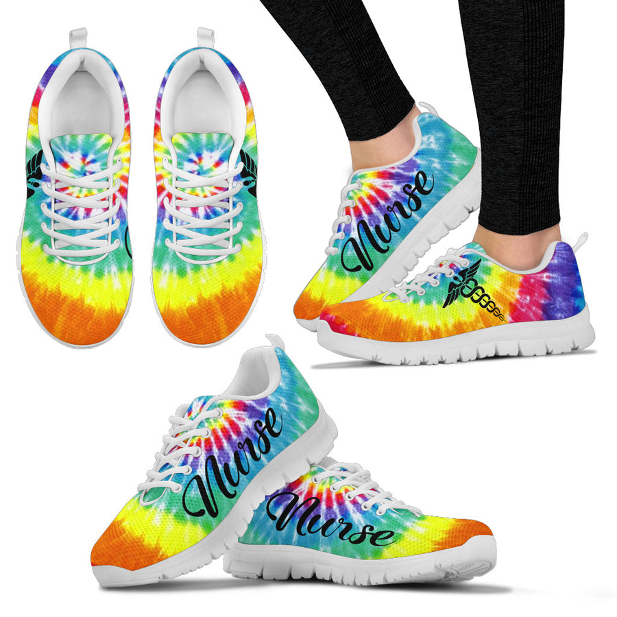 Nurse Tie Dye Women's Sneakers