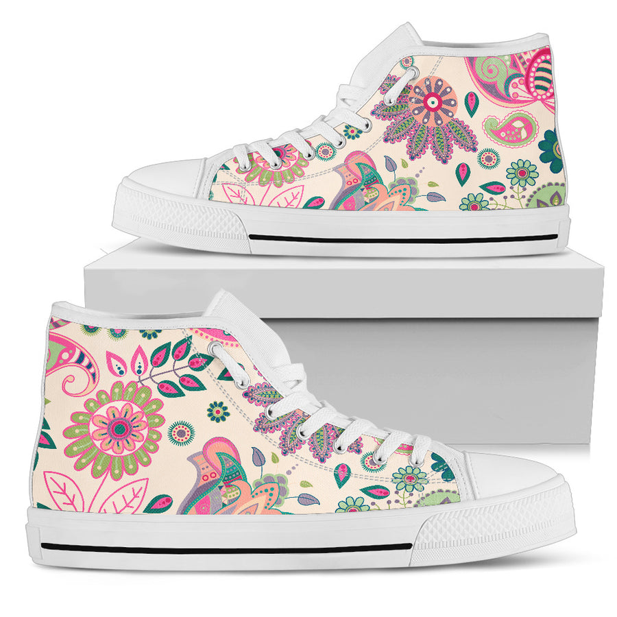 Floral Zen - BoHo High Tops