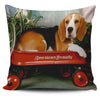 Wagon Beagle Pillow Cover