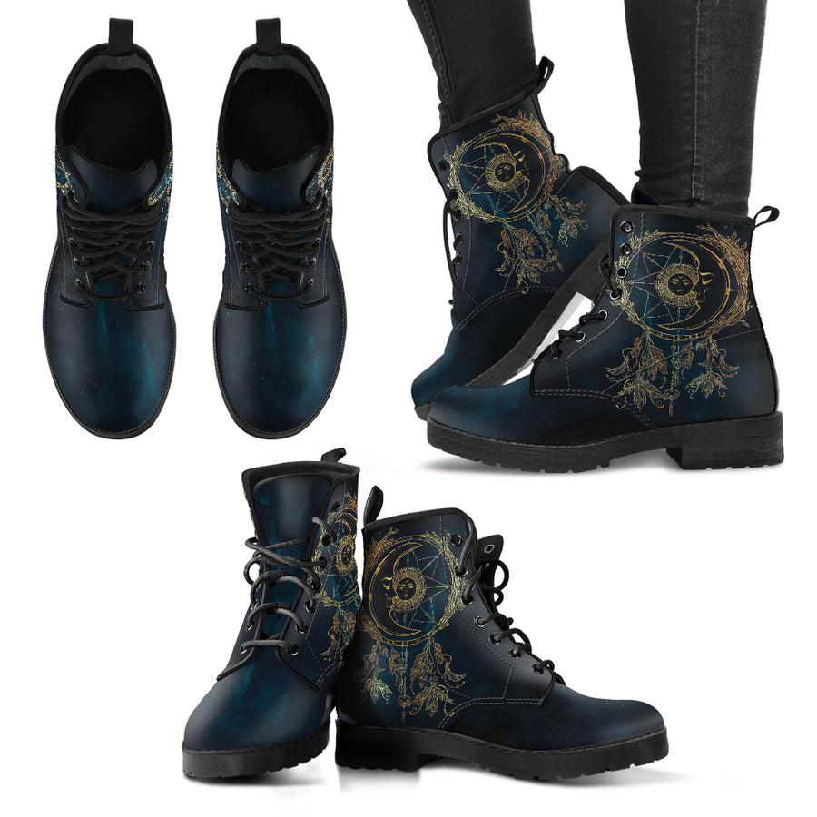 Sun and Moon Women's Leather Boots