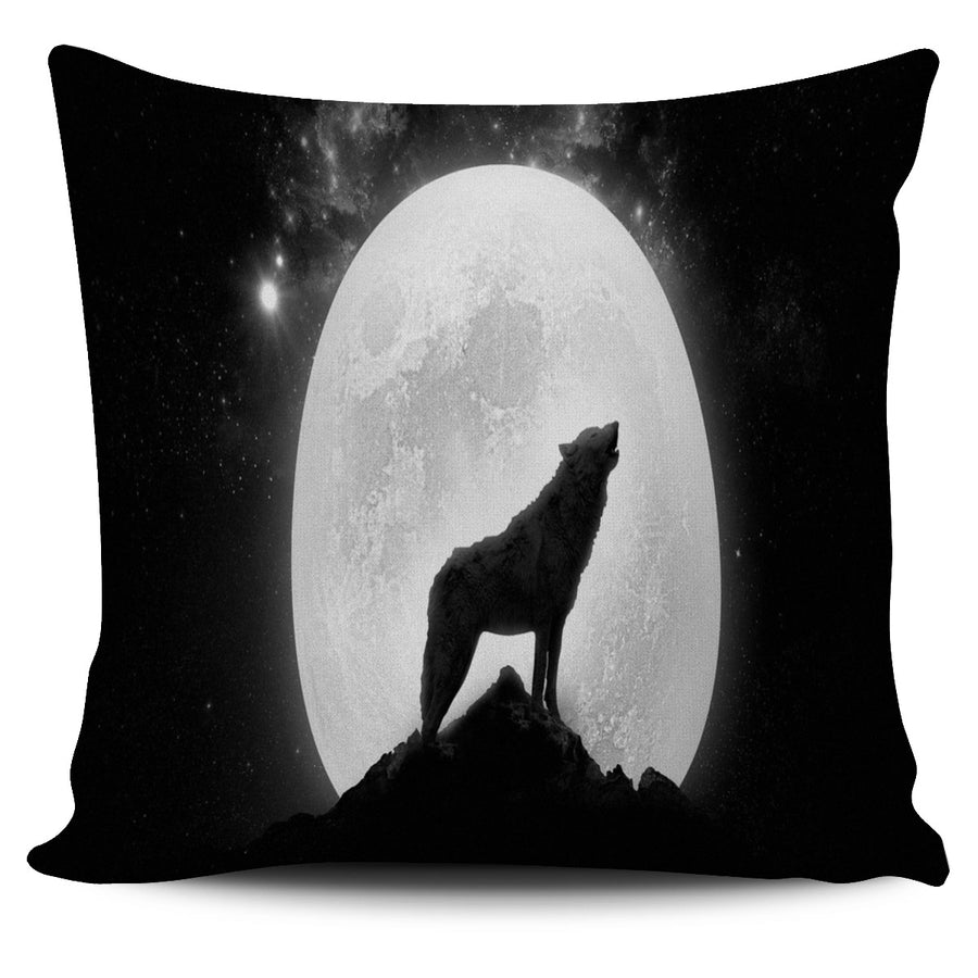 Wolf Howl Pillow Cover