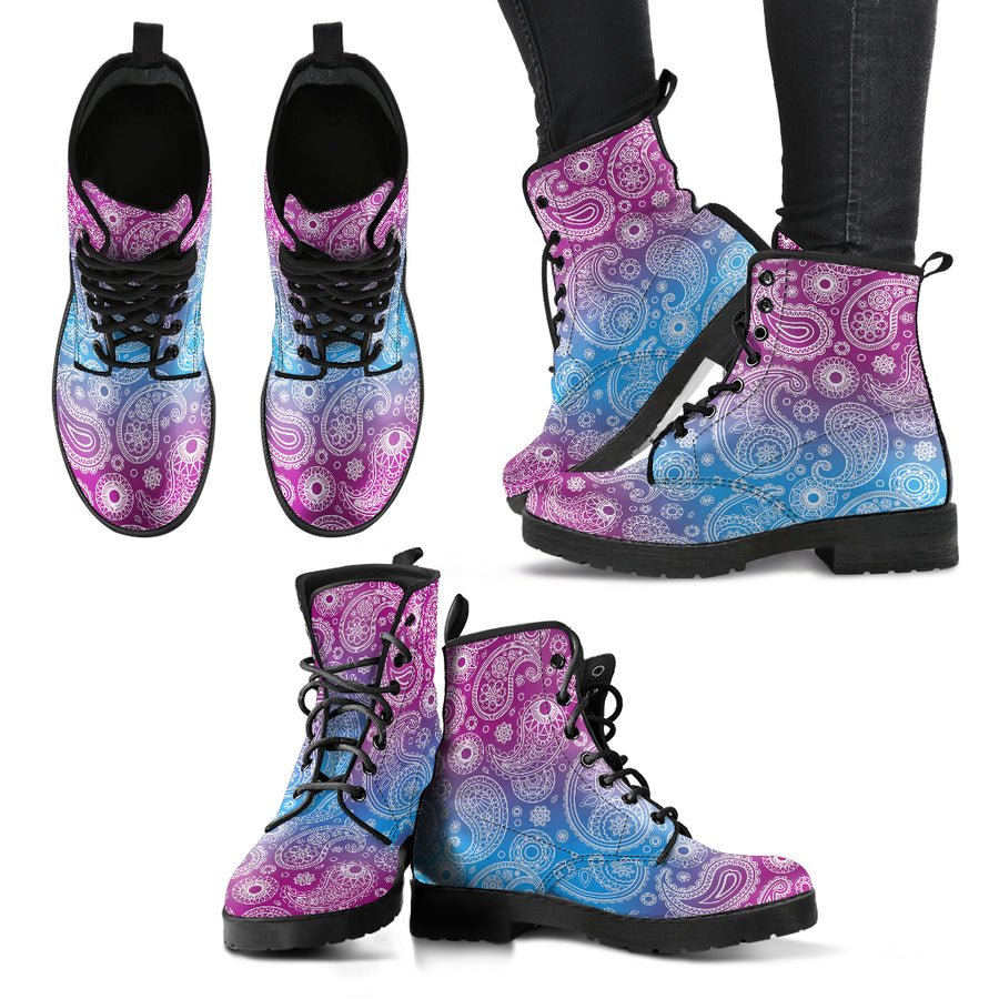 Mandala Women's Leather Boots