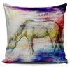 Horse Watercolor Pillow Cover