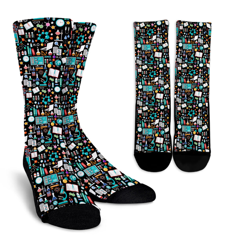 Science Pattern - Socks