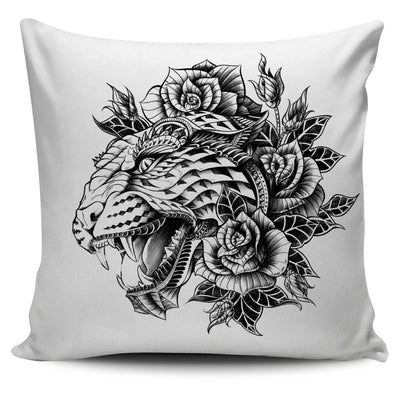 ORNATE LEOPARD ORNATE ANIMAL PILLOW COVER