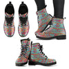 Aztec Green Women's Leather Boots