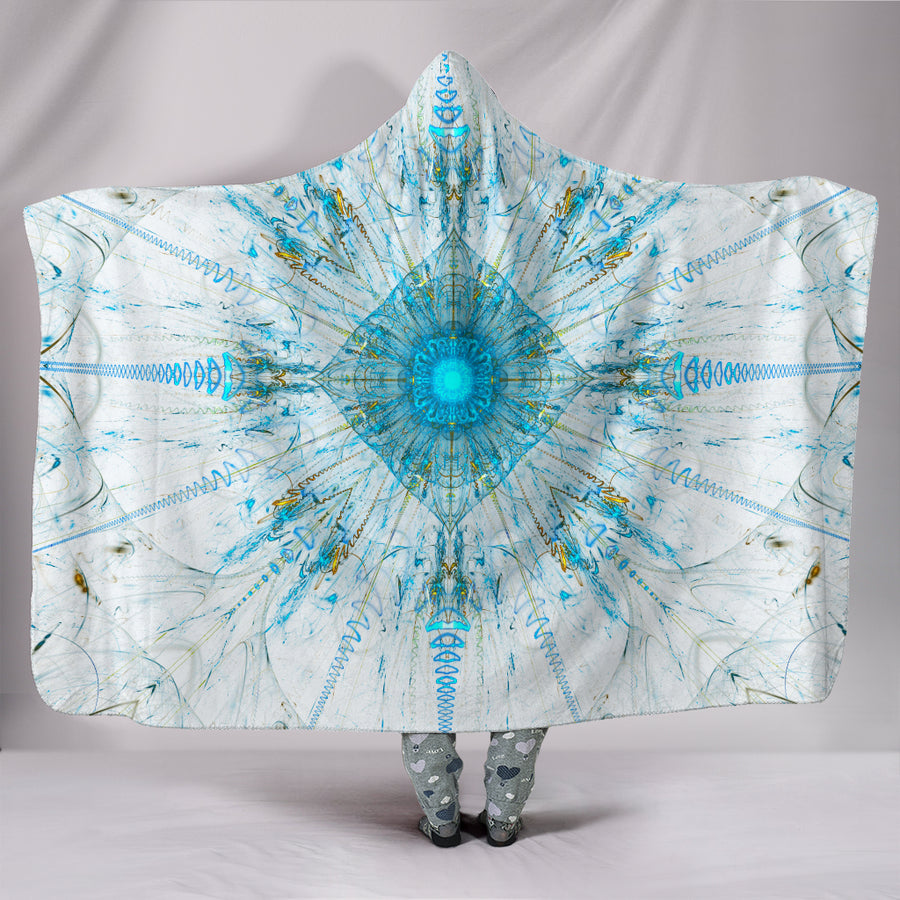 Fractal Mandala 2 - Hooded Blanket