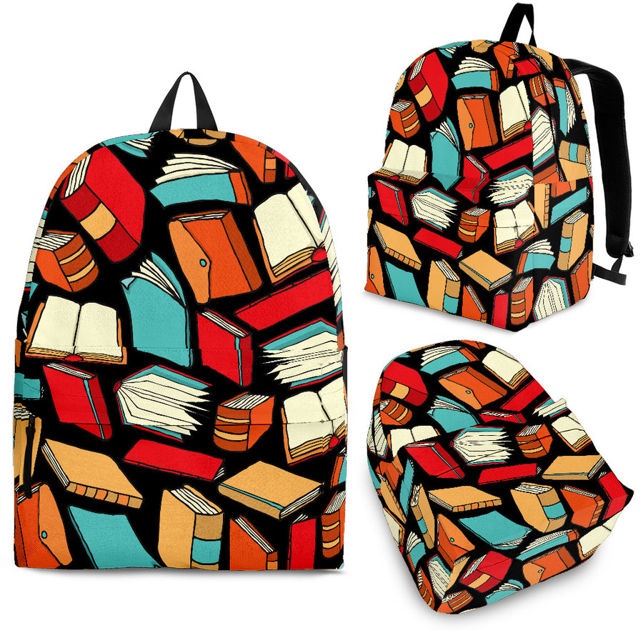 Book Lovers Pattern -  Backpack