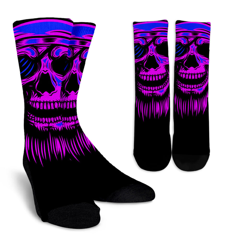 Purple Skull - Socks