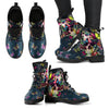 Butterfly Skull Women's Leather Boots