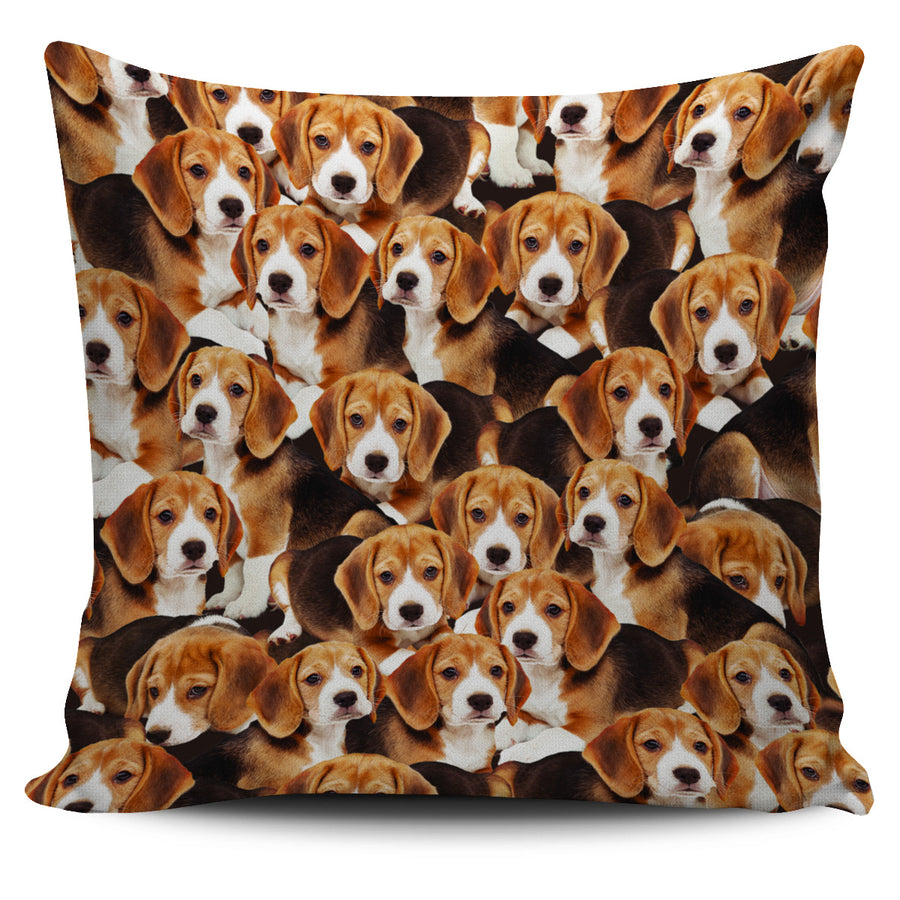 Beagle Puppy Pillow Cover