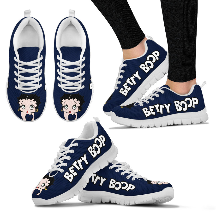 Navy Betty Boop - Sneakers