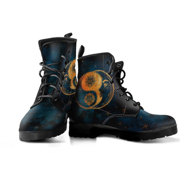 Yin Yang Sun and Moon Boots