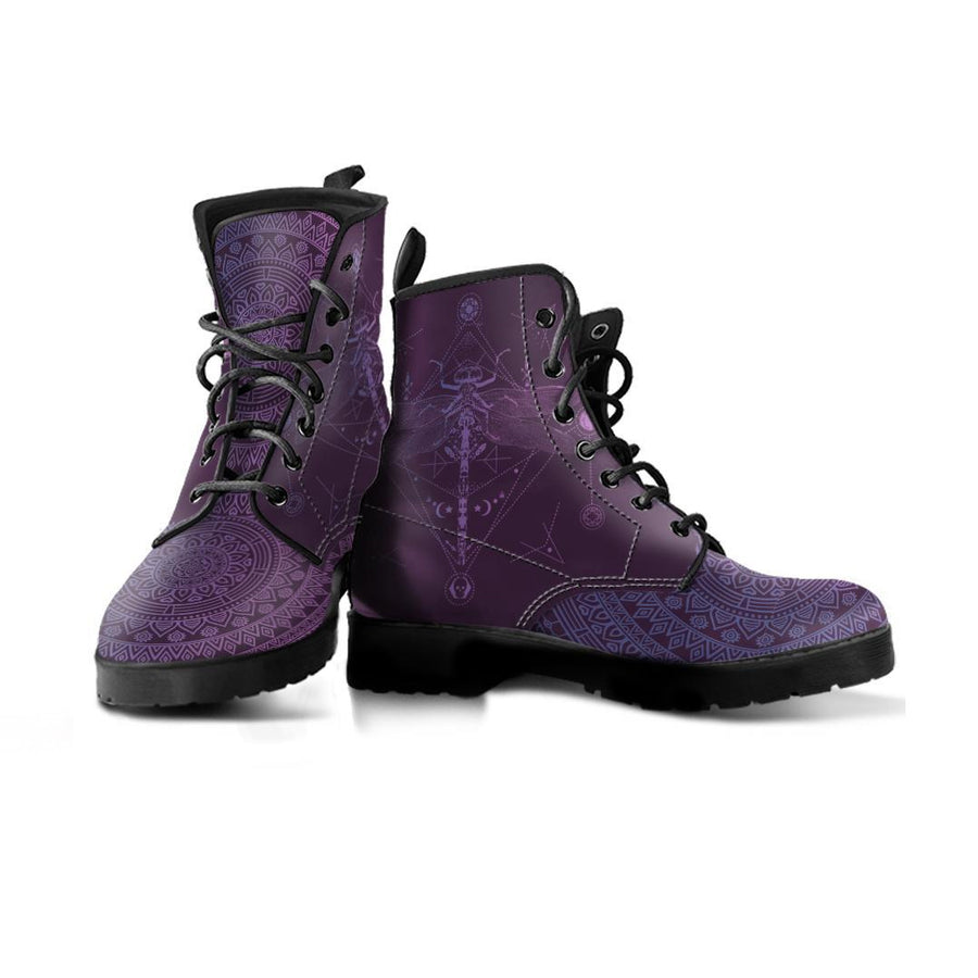 Spiritual Dragonfly Handcrafted Boots