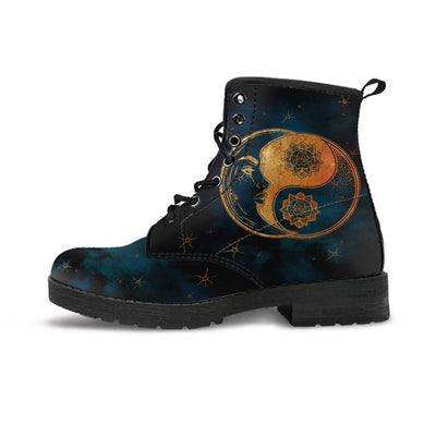 Yin Yang Sun and Moon Boots