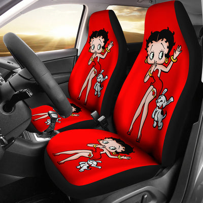 Red Betty Boop - Car Seat Covers