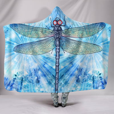 Dragonfly 2 Hooded Blanket