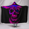 Purple Skull - Hooded Blanket