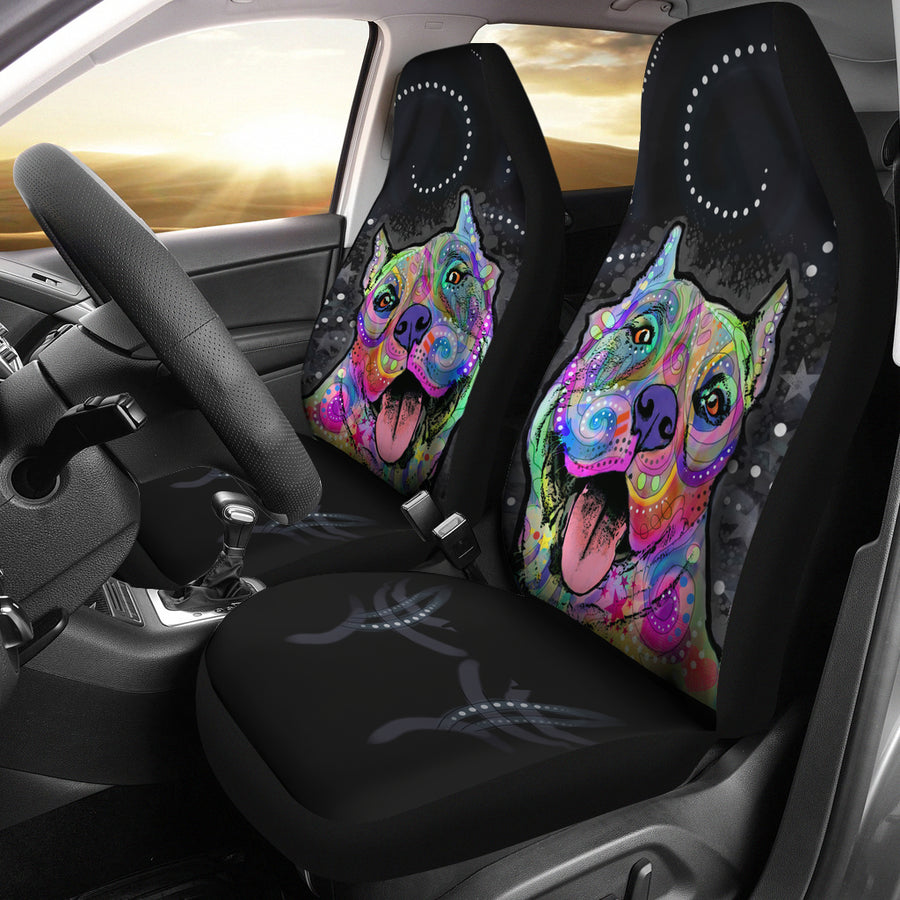 Colourful Owl - Car Seat Covers (Set of 2) - Luvlavie