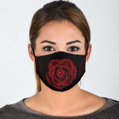 Skull Rose - Face Mask
