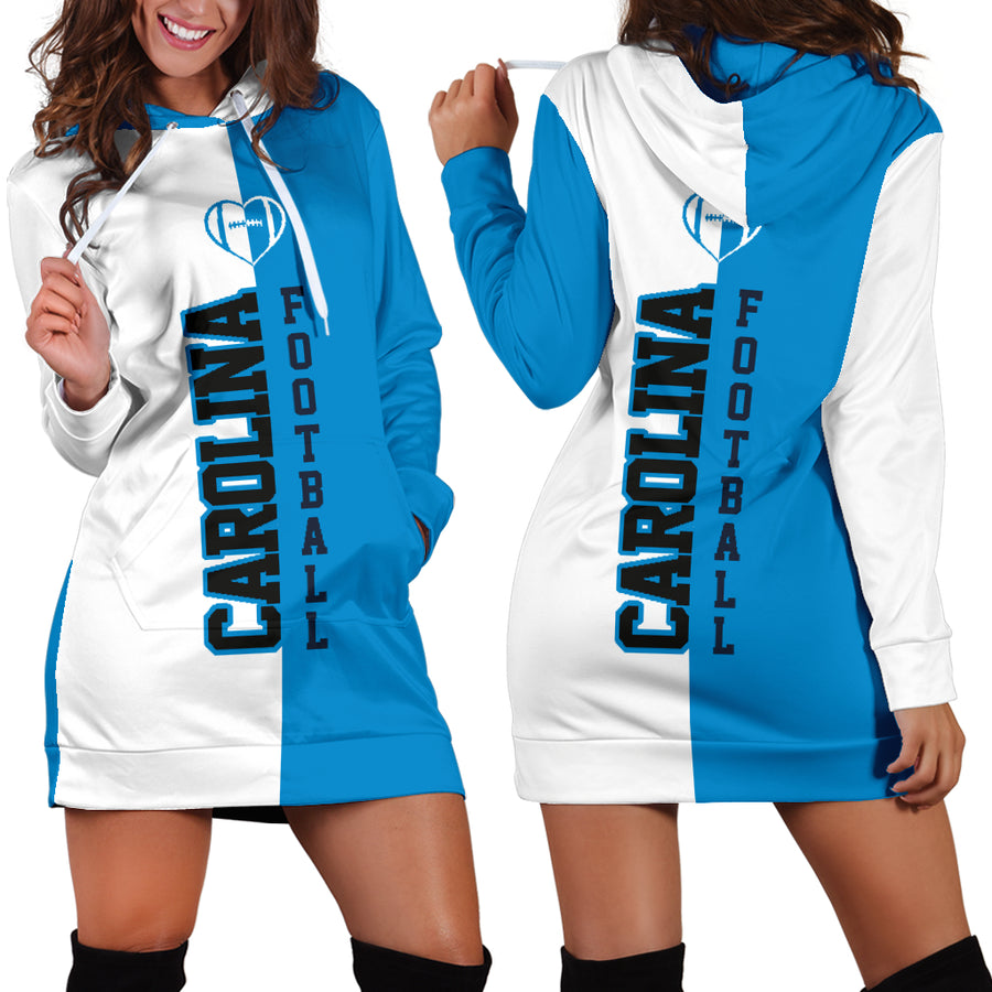 Carolina panthers clearance hoodie dress