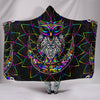 Colourful Owl - Hooded Blanket