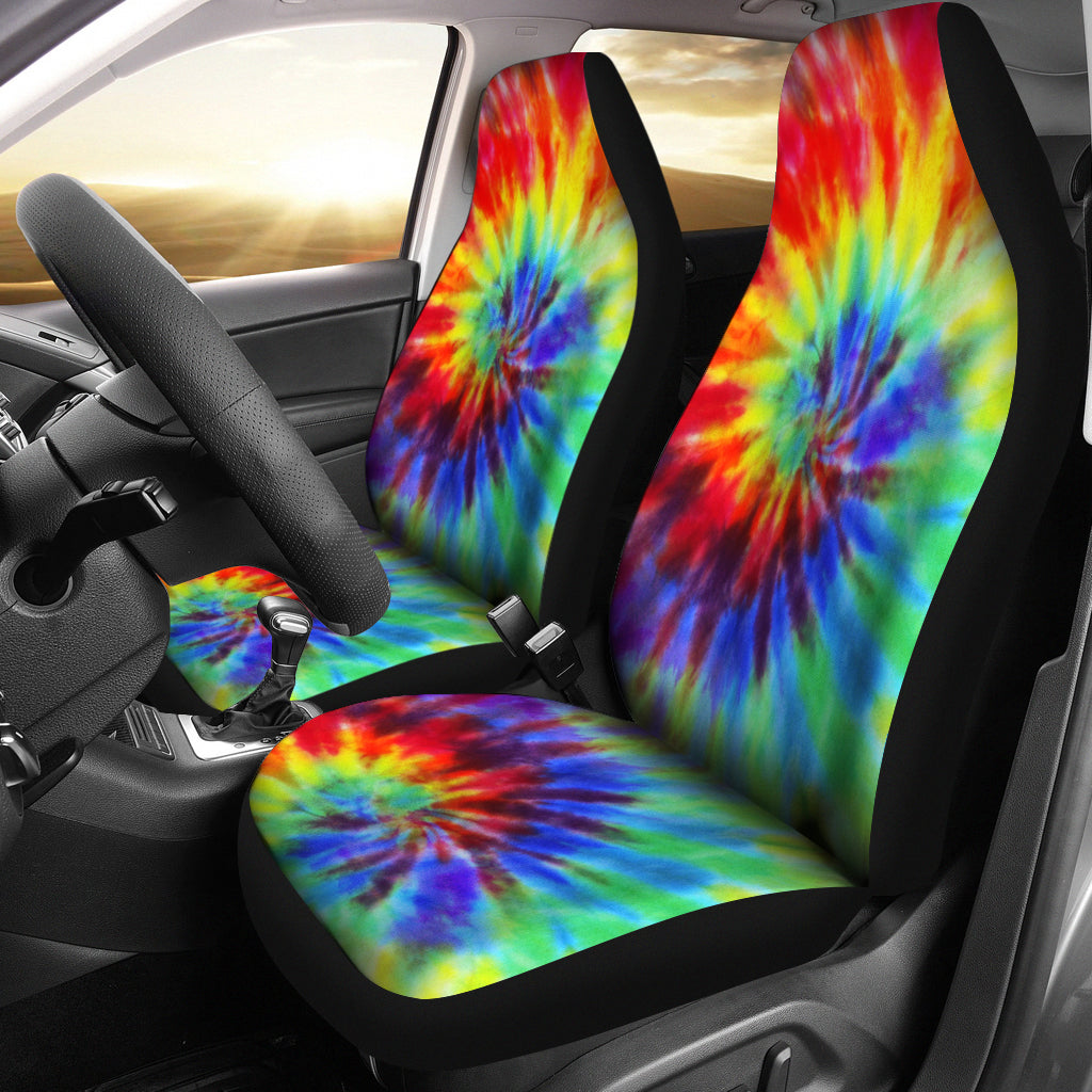 Tie dye deals car seat covers