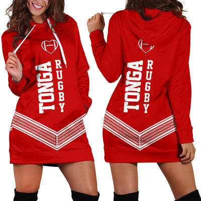 Tonga Rugby - Hoodie Dress