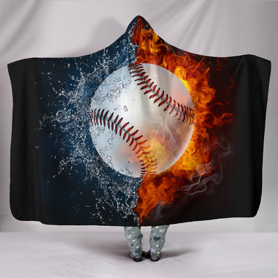 Baseball - Hooded Blanket