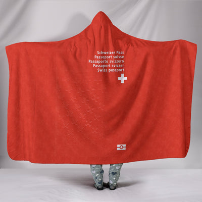 Swiss Passport - Hooded Blanket