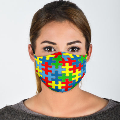 Puzzle Pieces - Face Mask